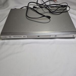 Silver DVD Player with Remote Control